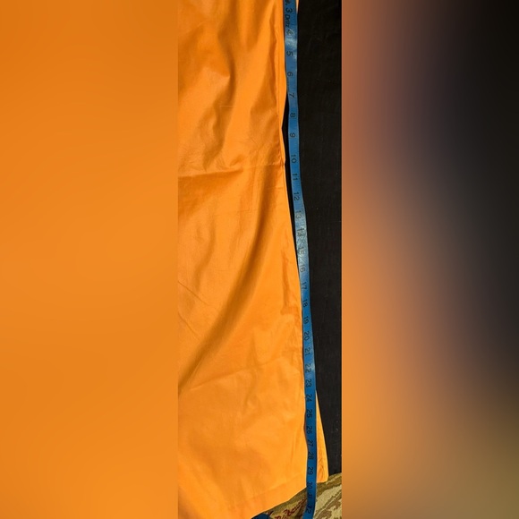 NWT LIA KES NEW YORK Orange Pants with Silk Lining. SIZE: 4 - Picture 11 of 14